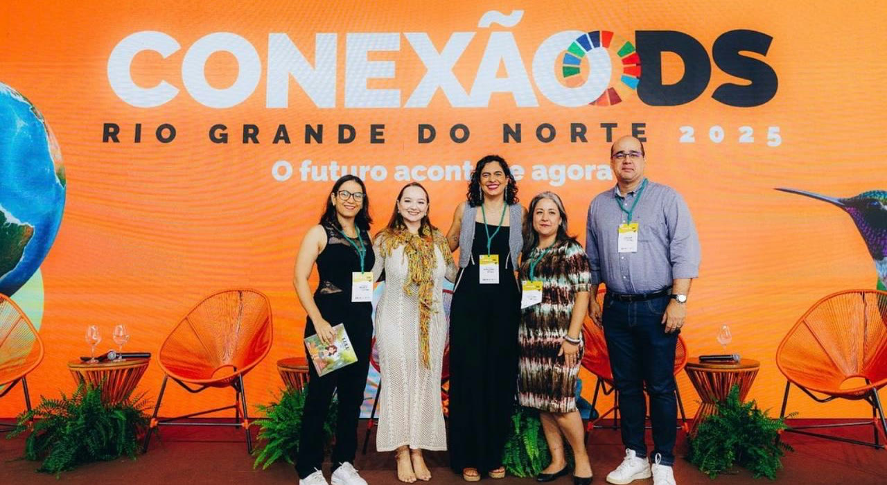 Participantes do painel no Conexão ODS Rio Grande do Norte 2025